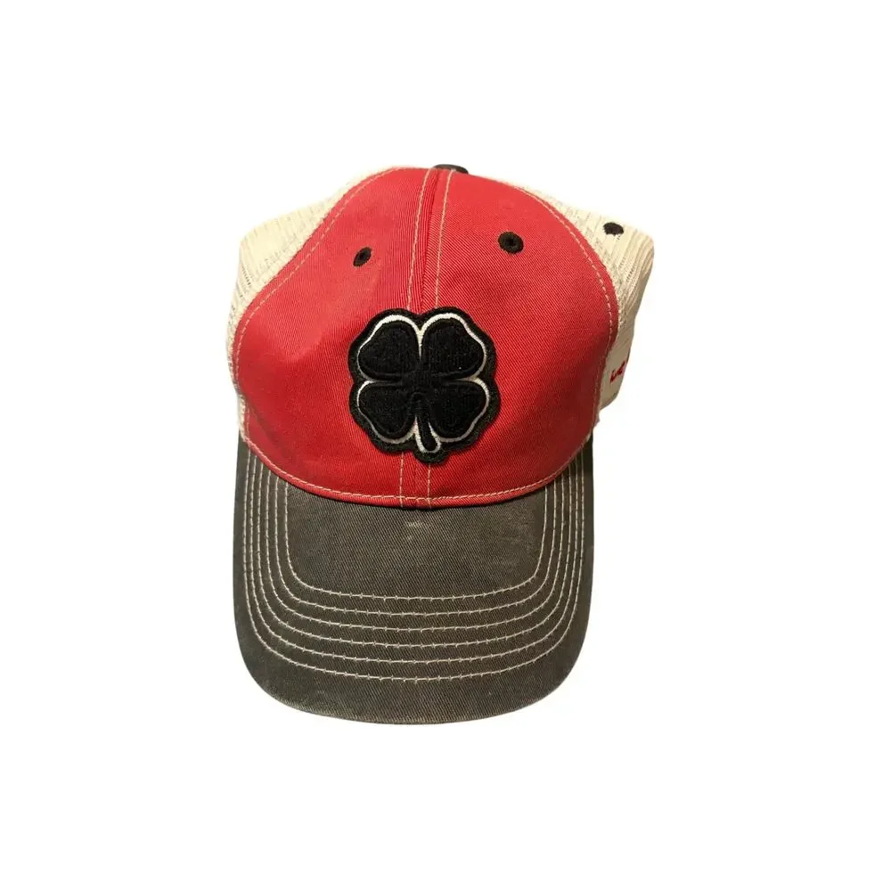 Black Clover Texas Tech Red Raiders Live Lucky Trucker Snapback Hat Golf Cap